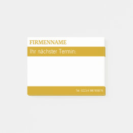 Individuelle Klebenotizen Post-it Block