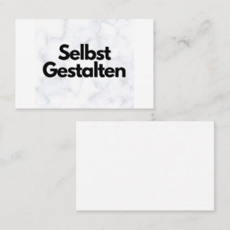 Individuelle Visitenkarten gestalten - Vorlage - Visitkort