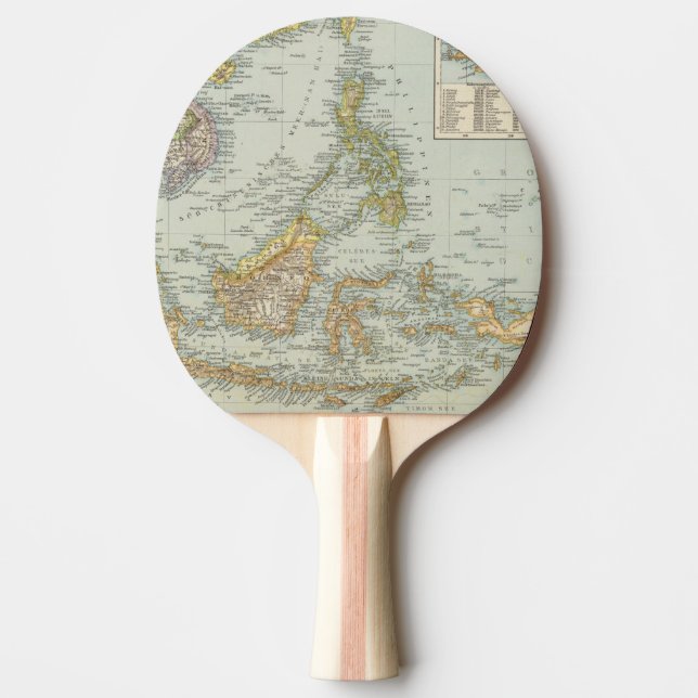 Indo china och malaysisk skärgård pingisracket (Framsidan)