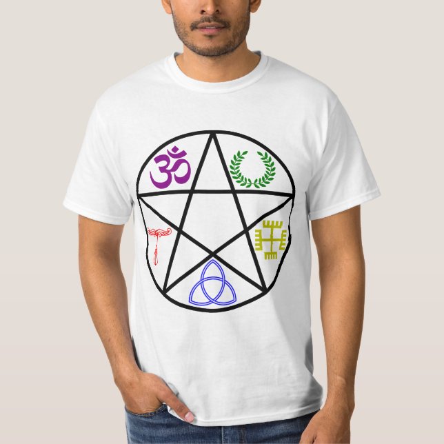 Indo-European Pagan/Heathen T Shirt (Framsida)