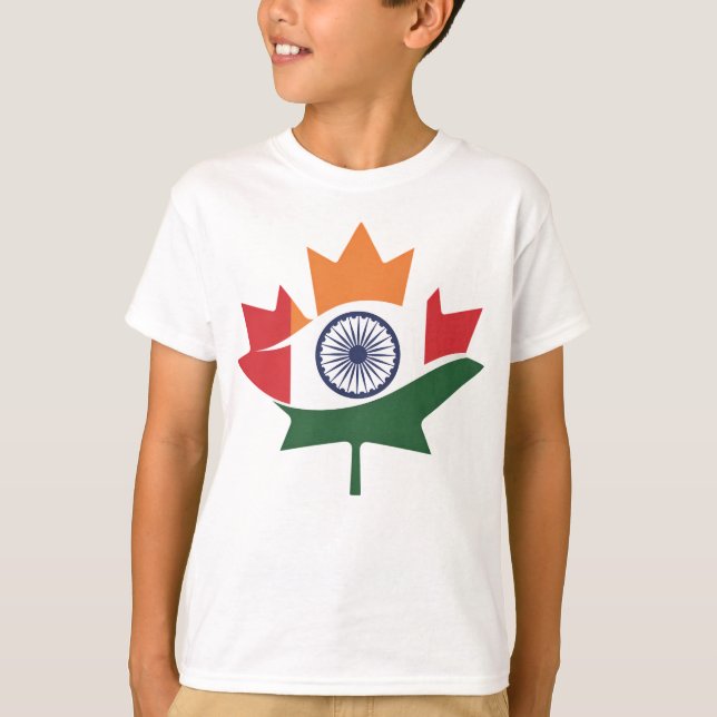 Indo-kanadensisk stolthet t shirt (Framsida)
