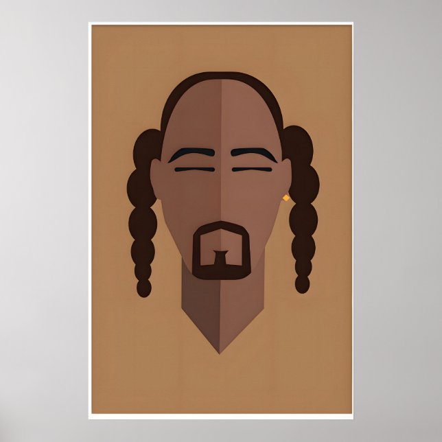 Indo Smokin' Inspirerad Original Ikon Design Tryck (Framsidan)