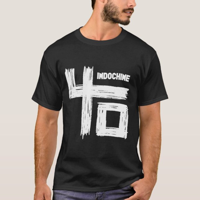 indochine 40 logo tour 2021 kakakatin Essential584 T Shirt (Framsida)