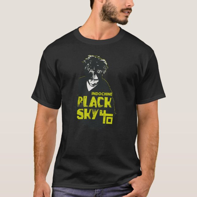 Indochine black sky song t shirt (Framsida)