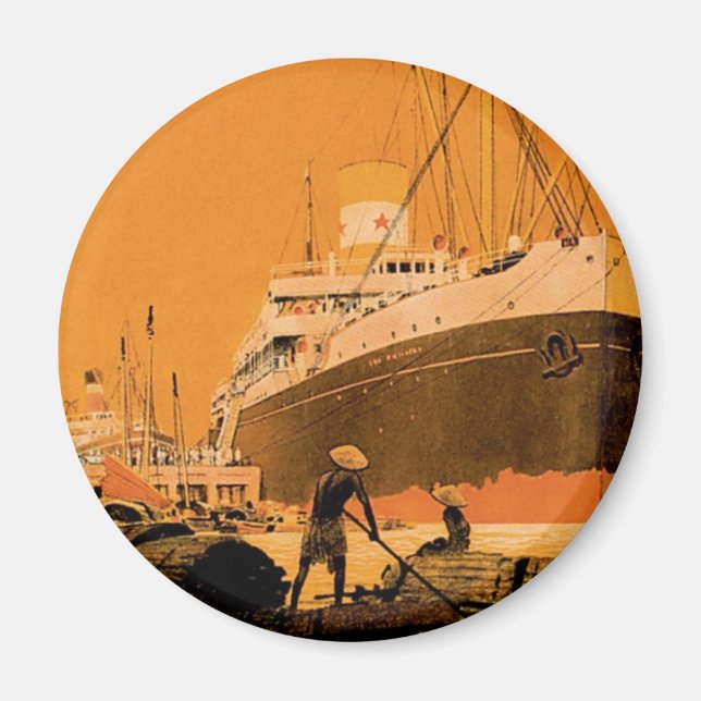 Indochine Chargeurs Reunis Magnet (Framsidan)