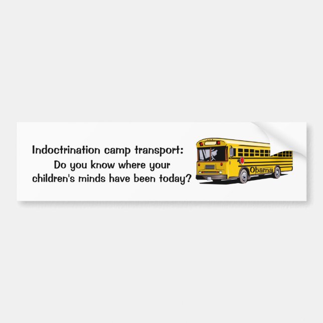 Indoktrineringlägertransport Bildekal (Framsidan)