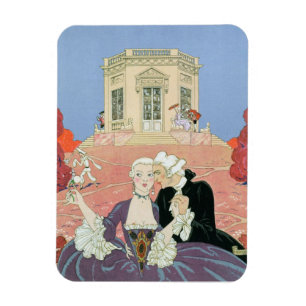 Indolentsen, illustration för 'Fetes Galantes Magnet