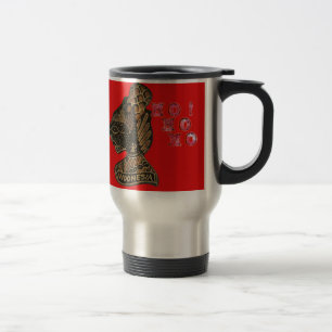 Indon esi Shadow Puppet Hohoho Design på Red canva Resemugg
