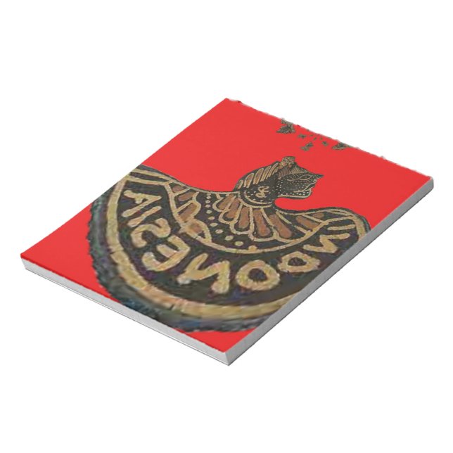 Indonesia Javanese Shadow Puppet Cultural Art Anteckningsblock (Roterad)