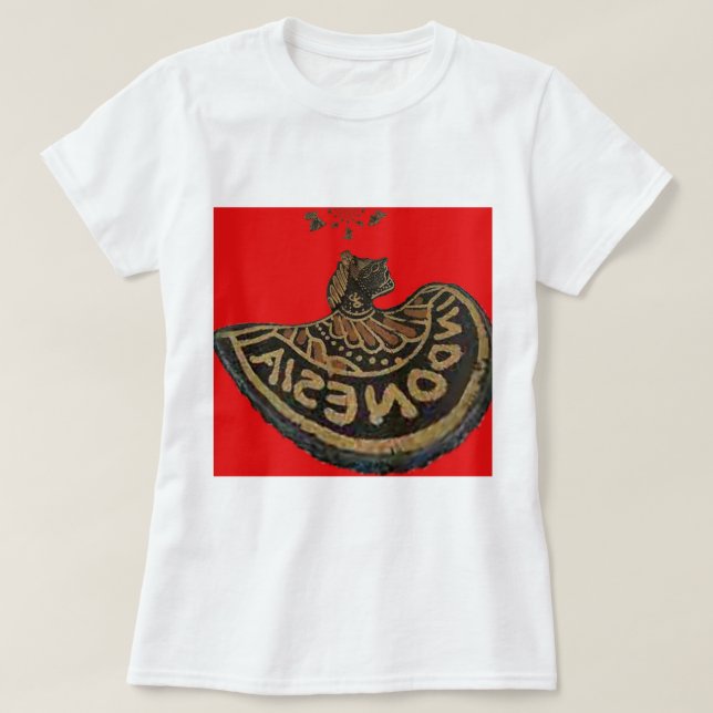 Indonesia Javanese Shadow Puppet Cultural Art T Shirt (Design framsida)
