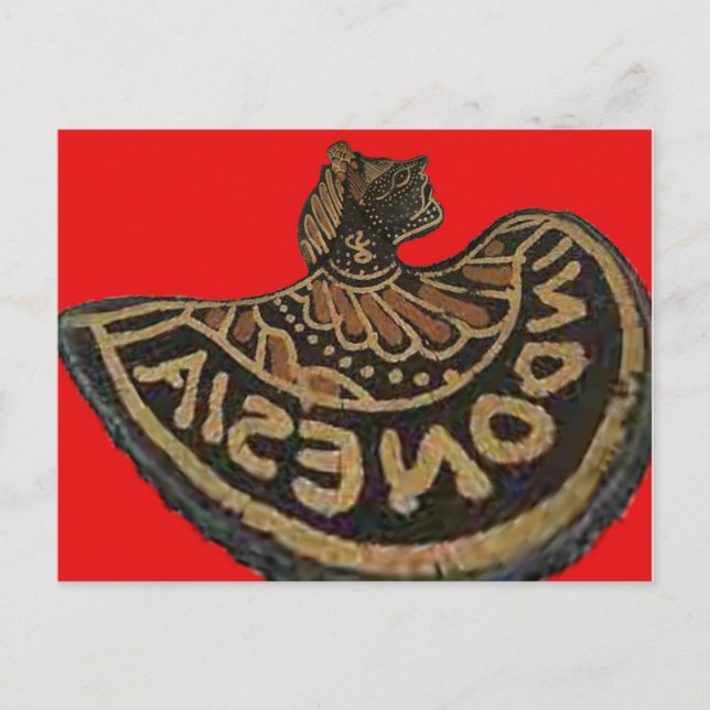 Indonesia Javanese Shadow Puppet Cultural Art Vykort (Framsida)