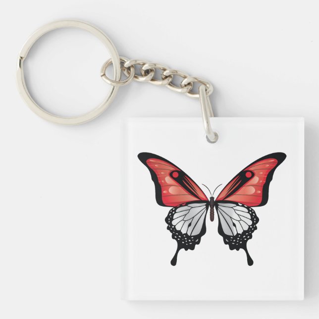 Indonesia Swallowtail Butterfly Flagga (Framsidan)