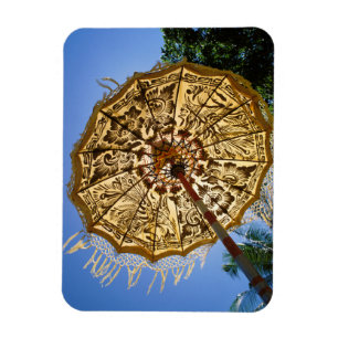Indonesien, Bali  Tempelparaply Magnet