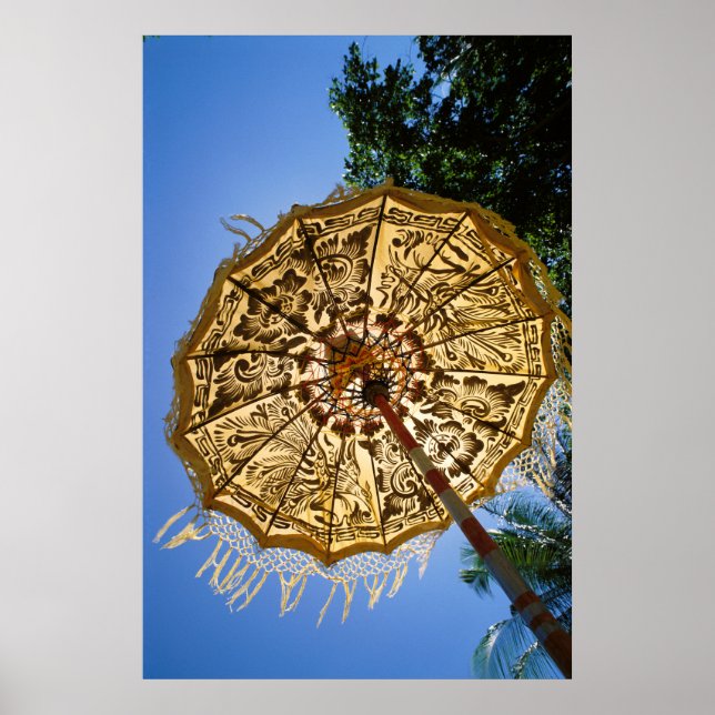 Indonesien, Bali | Temple Umbrella Poster (Framsidan)