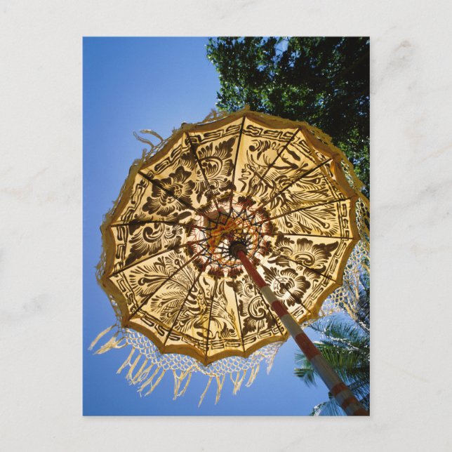 Indonesien, Bali | Temple Umbrella Vykort (Framsida)