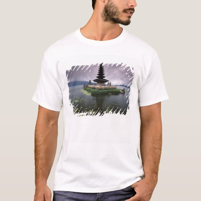 Indonesien, Bali, Ulun Danu tempel. Tee (Framsida)
