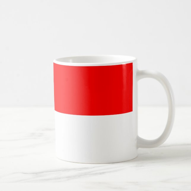 Indonesien Flagga Ceramic Mugg (Höger)