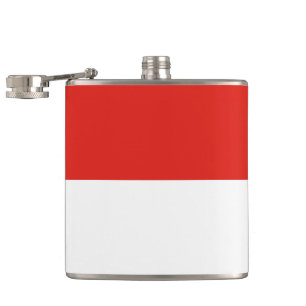 Indonesien flagga fickplunta