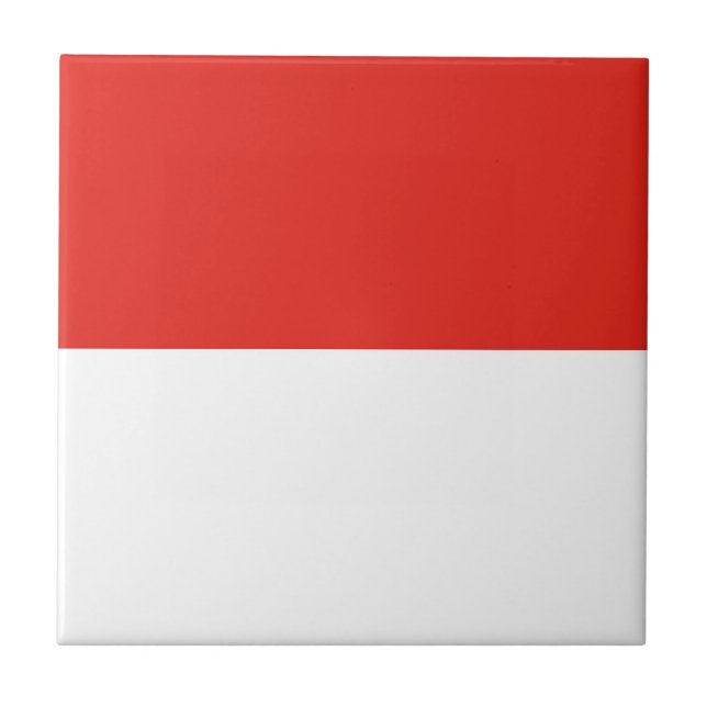 Indonesien flagga kakelplatta (Framsidan)