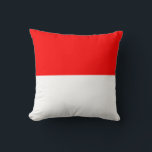 Indonesien Flagga Kudde<br><div class="desc">Patriotic flagga of Indonesia.</div>