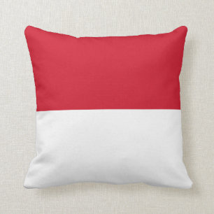 Indonesien Flagga Kudde