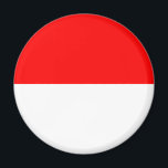 Indonesien Flagga Magnet<br><div class="desc">Patriotic flagga of Indonesia.</div>