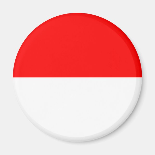 Indonesien Flagga Magnet (Framsidan)