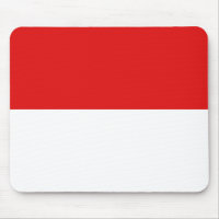 Indonesien Flagga Mousepad