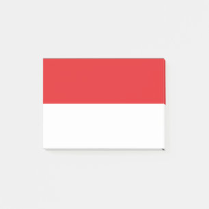 Indonesien Flagga Post-it Block