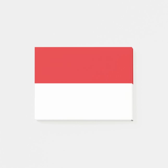 Indonesien Flagga Post-it Block (Framsida)