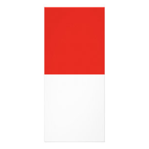 Indonesien flagga reklamkort