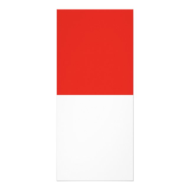 Indonesien flagga reklamkort (Framsidan)