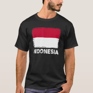 Indonesien Flagga Support Indonesia People Women M T Shirt