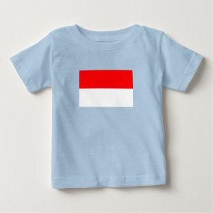 Indonesien Flagga T Shirt