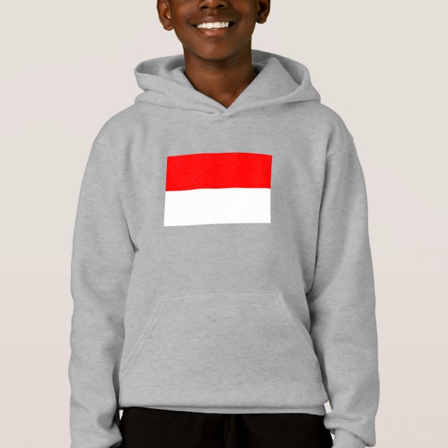 Indonesien Flagga T Shirt (Framsida)