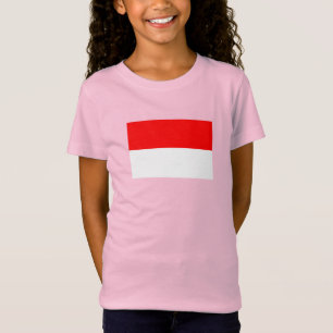 Indonesien Flagga T Shirt