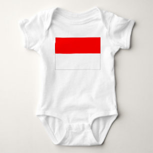 Indonesien Flagga Tee Shirt