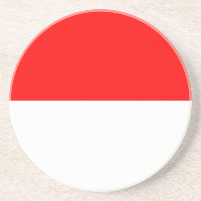 Indonesien Flagga Underlägg (Framsidan)