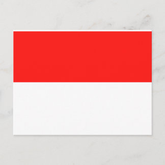 Indonesien Flagga Vykort