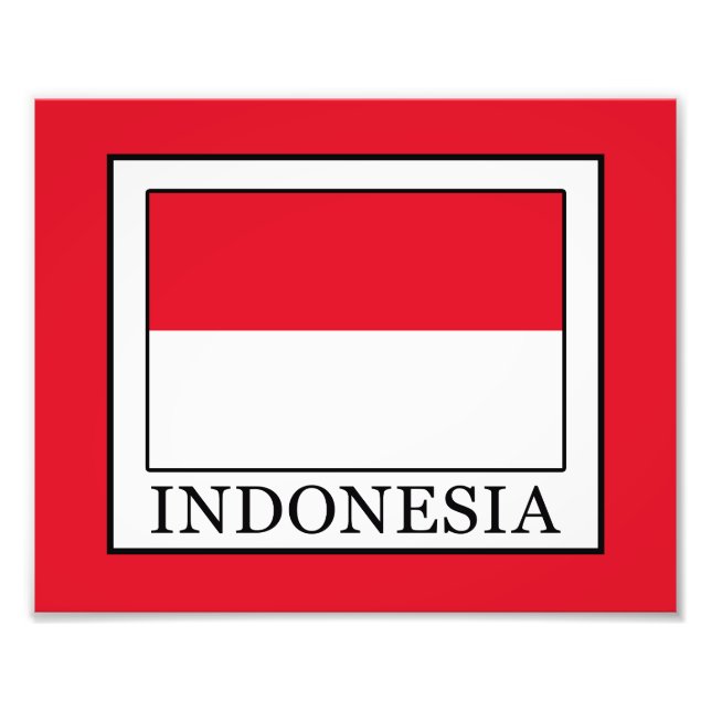 Indonesien Fototryck (Framsidan)