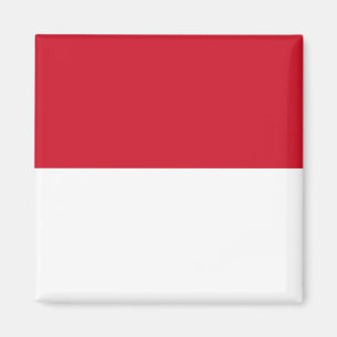 Indonesien ID, Jakarta, Flagga Magnet