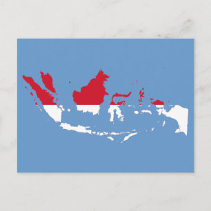 Indonesien-ID, Jakarta, Karta Vykort