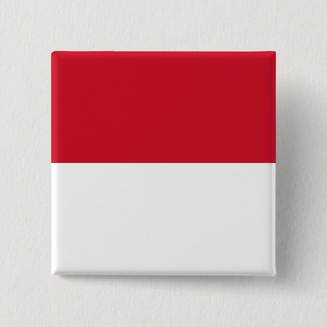Indonesien (Indonesien) Flagga Knapp (Framsida)