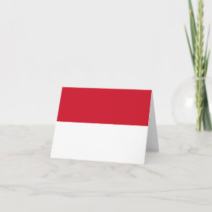 Indonesien (Indonesien) (Indonesien) Flagga Kort
