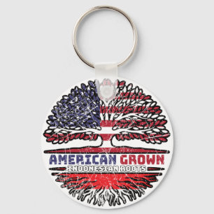 Indonesien Indonesiska USA USA Förenta Stater Nyckelring