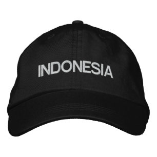 Indonesien* Justerbar hatt Broderad Keps