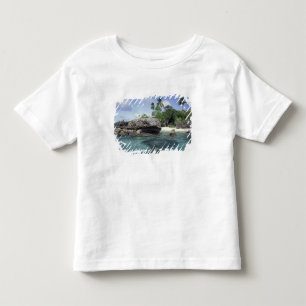 Indonesien. Klippformationer längs kusten T Shirt