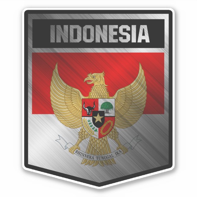 Indonesien Klistermärken (Framsida)