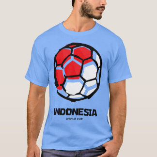Indonesien Land Flagga T Shirt