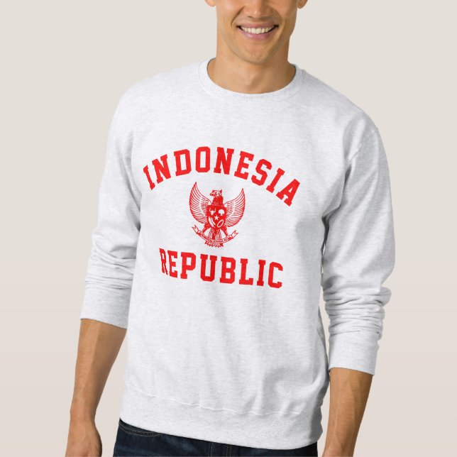 Indonesien Lång Ärmad Tröja (Framsida)